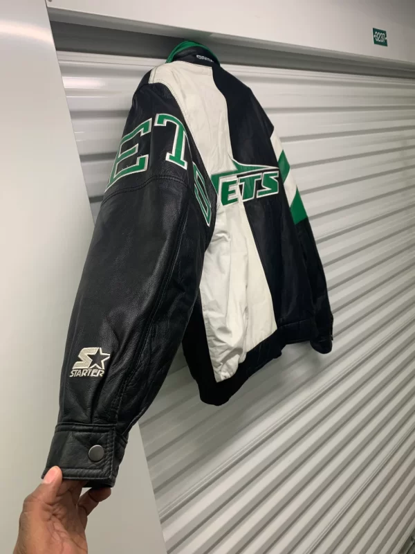 Vintage 90’s YK Jets Starter Leather Jacket