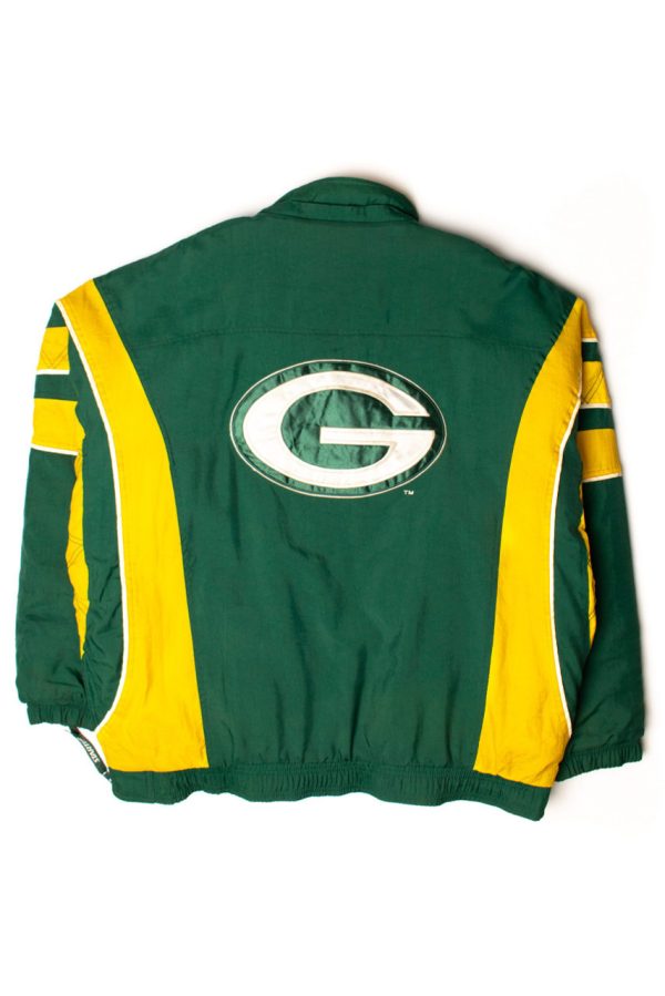 Vintage Green Bay Packers Nylon Pullover Starter Jacket