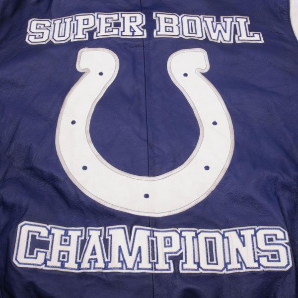 Vintage NFL Indianapolis Colts Super Bowl Leather Jackets