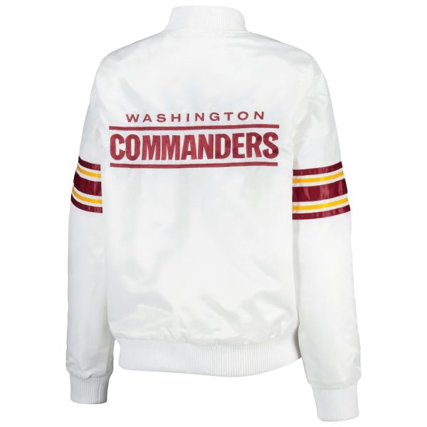 Washington Commanders Starter Satin Full-Snap Varsity Jacket