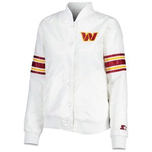 Washington Commanders Starter Satin Varsity Jacket