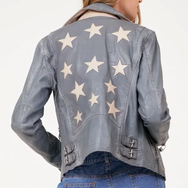 Women’s Christy Scatter Star Leather Jackets