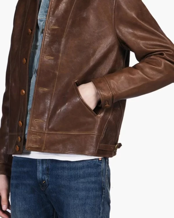 Albert Einstein Vintage Leather Jacket