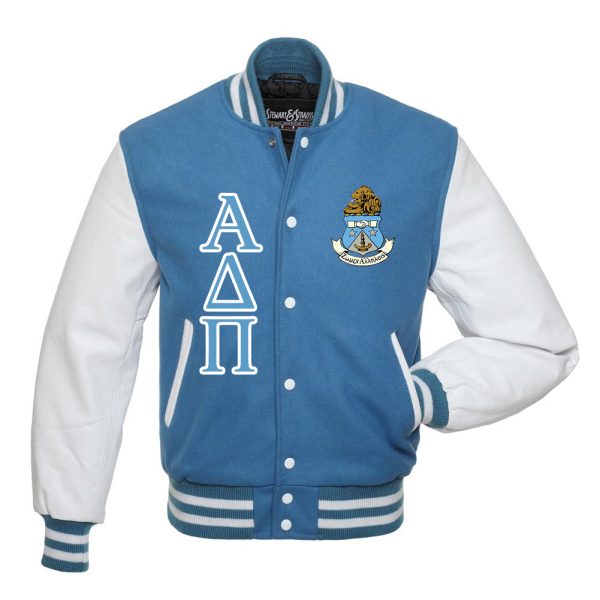 Alpha Delta Pi Blue Varsity Jacket