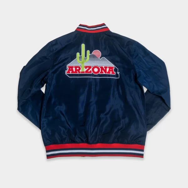 Arizona Wildcats Retro Bomber Navy Blue Jacket