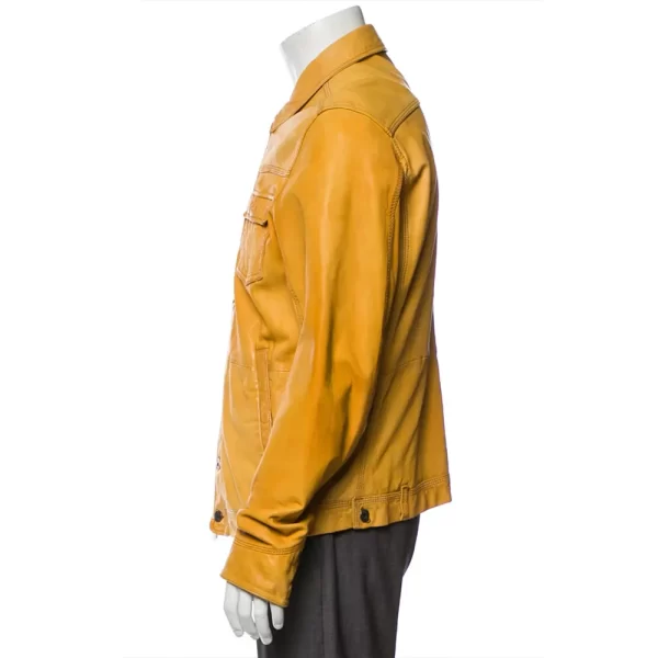 Austin & Ally S04 Ross Lynch Leather Yellow Jacket