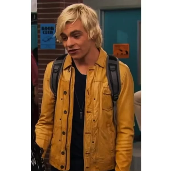 Austin & Ally S04 Ross Lynch Leather Yellow Jackets