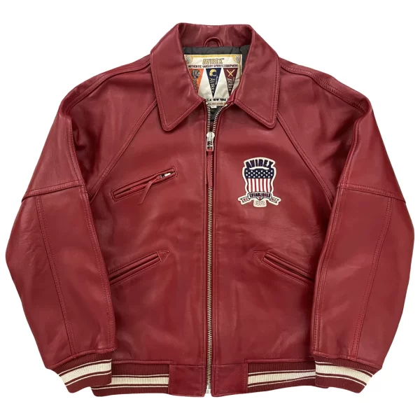 Avirex Icon Leather Varsity Jacket