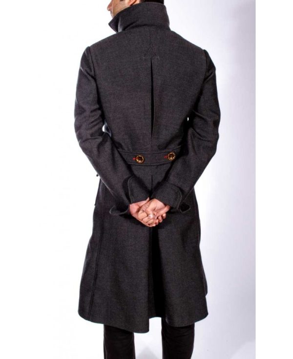 Benedict BBC’s British TV Series Dark Gray Wool Coat