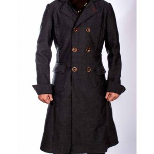 Benedict BBC’s British TV Series Wool Gray Coat