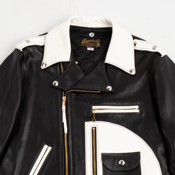 Buco J-24 Jacket Black X White.