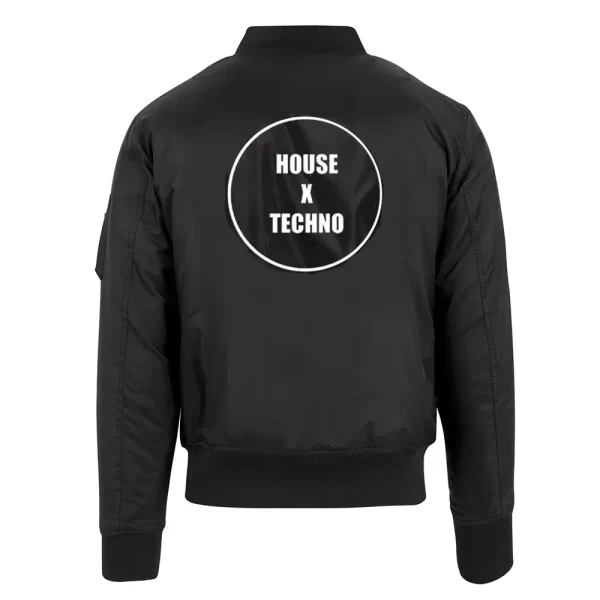 CRSSD House X Techno Bomber Black Jacket
