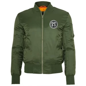 CRSSD House X Techno Green Bomber Jacket
