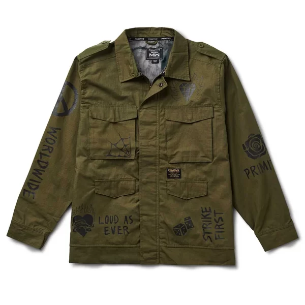 Call of Duty Military Green Task Force Cotton Jacket