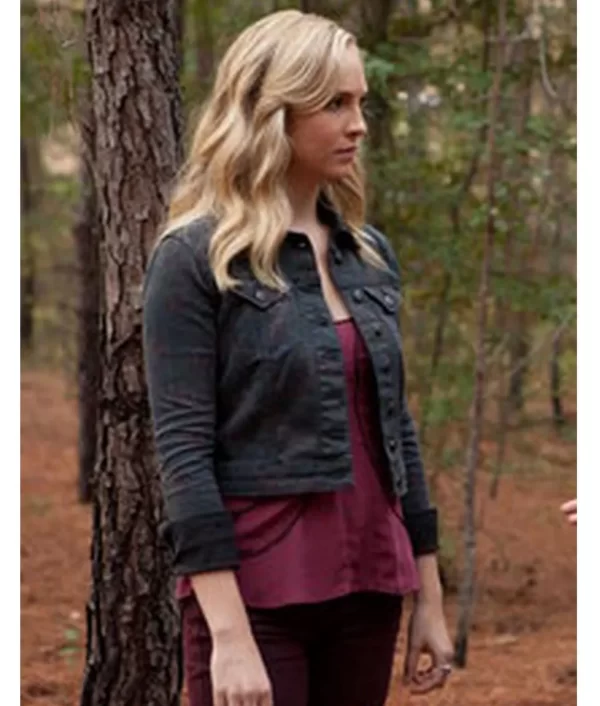 Candice King The Vampire Diaries S02 Caroline Forbes Denim Jacket