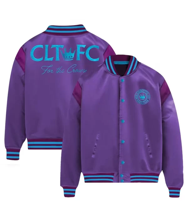 Charlotte FC Purple Satin Jacket