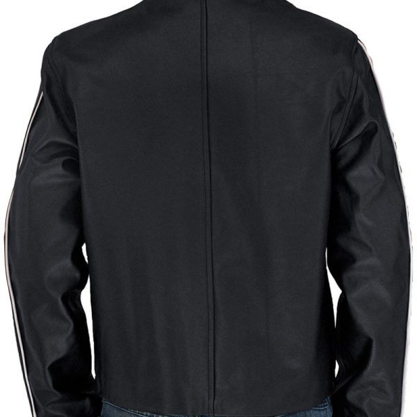 Chris Evans Fantastic 4 Johnny Storm Black Leather Jacket