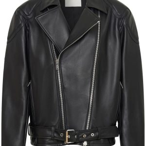 Christina Aguilera’s Oversize Biker Jacket