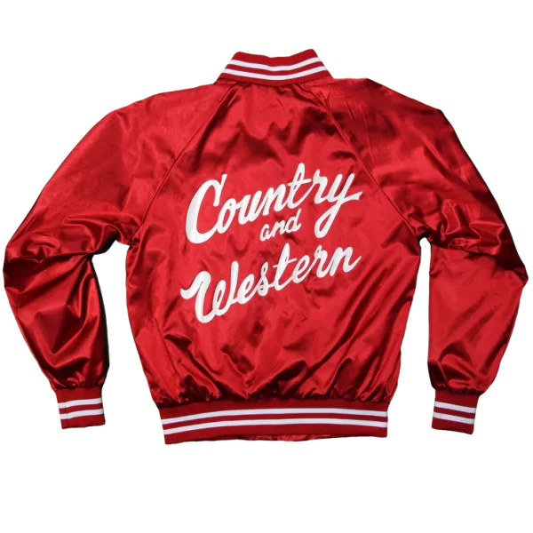 Country & Western Satin Bomber Tour Jacket