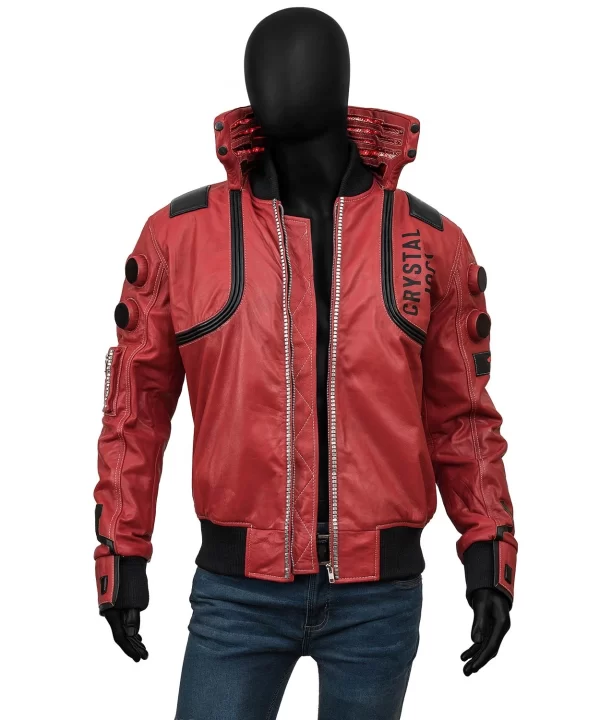 Cyberpunk 2077 Akira Kaneda Capsule Red Leather Jacket