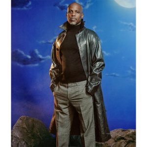 DMX Earl Simmons Black Leather Coat