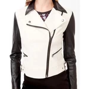 Diamond White X Factor Leather Jacket