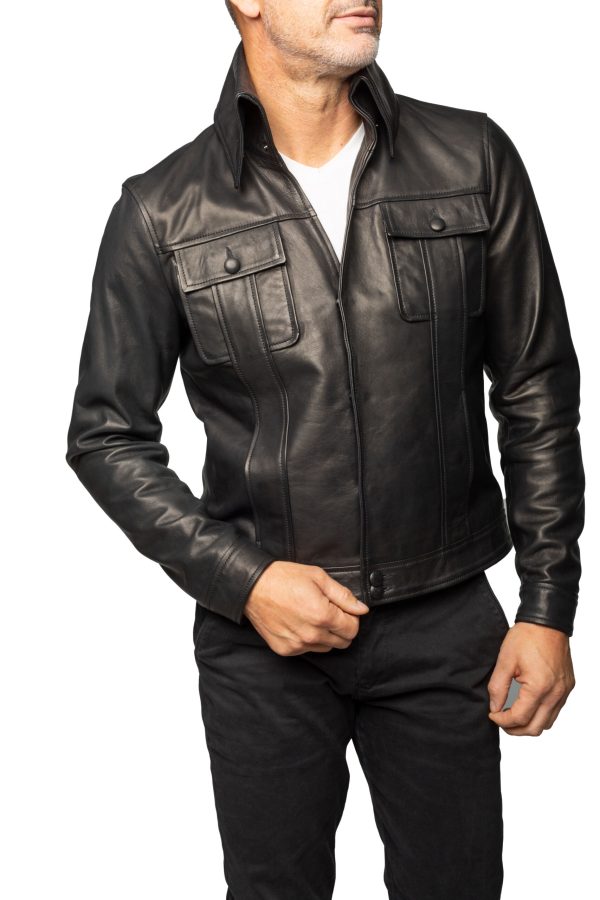 Elvis Presley Come Back 68 Leather Jacket