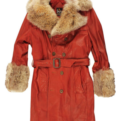 Elvis Presley Owned & Worn Lansky's "Super Fly" Custom Made Leather Trench Coat