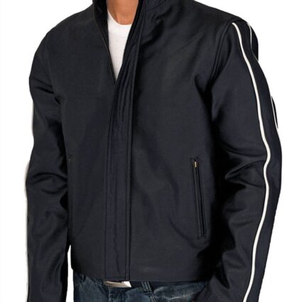 Fantastic Four Chris Evans Black Leather Jacket