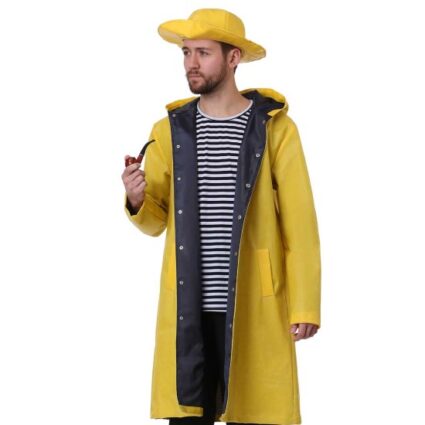 Fisherman Mens Costume Satin Coat