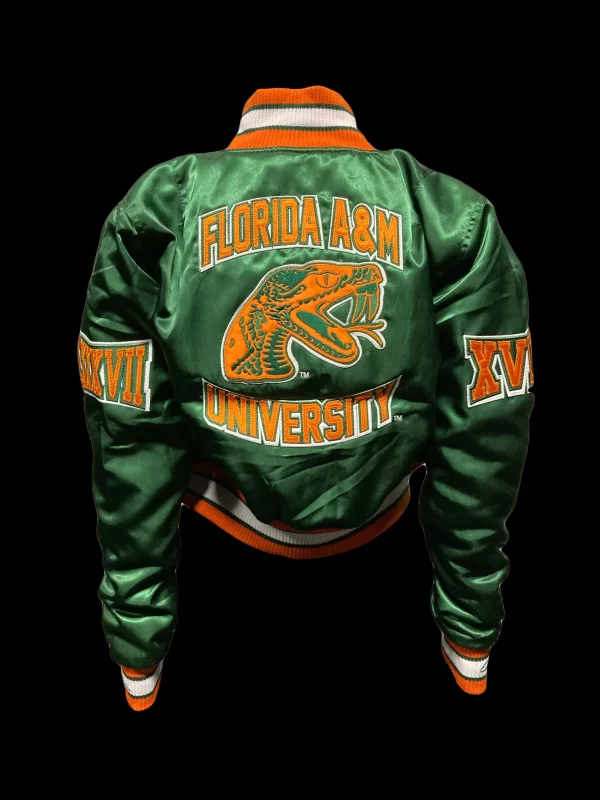 Florida A&M University Satin Bomber Jacket