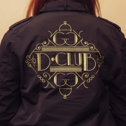 Game Grumps "D Club" Members Only Black Jacket