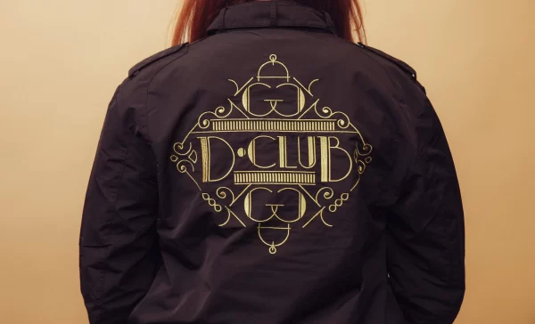 Game Grumps "D Club" Members Only Black Jacket