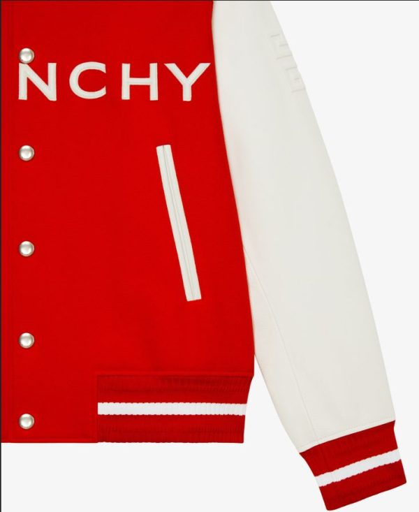 Givenchy Red Varsity Jacket