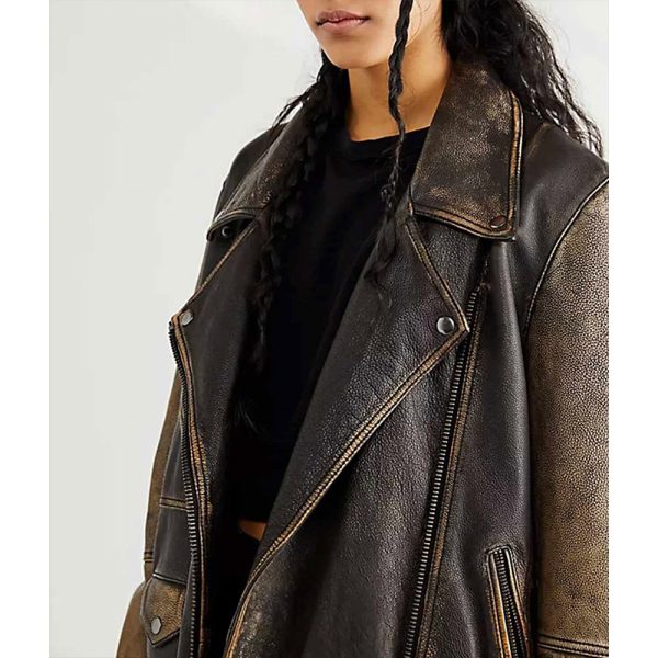 Gotham Knights Olivia Rose Keegan Leather Jacket