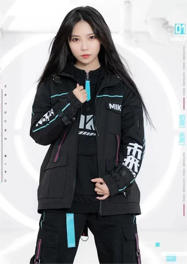 Hatsune Miku Hatsune Miku Cyber Black Jacket