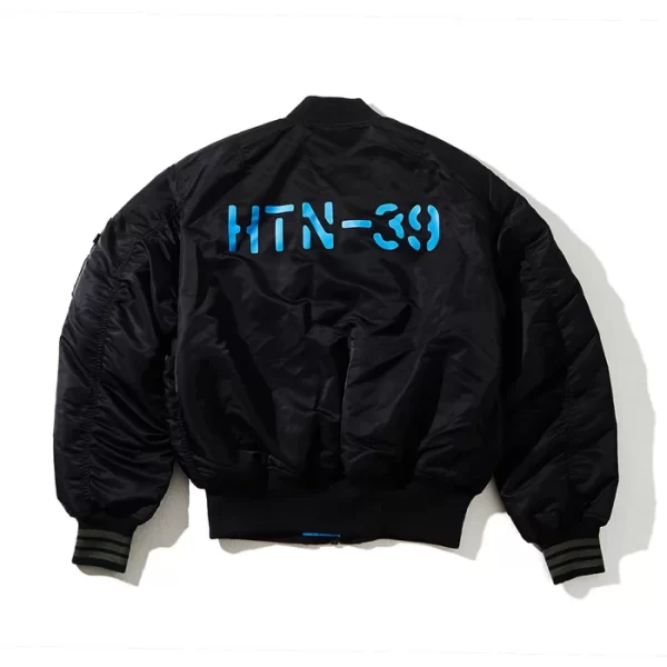 Hatsune Miku X Alpha Industries Black Nylon Jacket