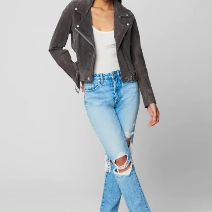 High Altitude Moto Suede Leather Jacket