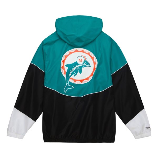 Home Team Lightweight Windbreaker Miami Dolphins Polyester Jacket