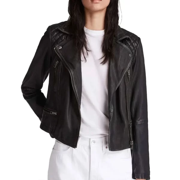 Hypnotic Alice Braga Black Leather Jacket