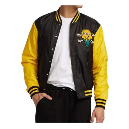 Icecream Static Varsity Satin Jacket