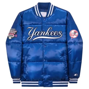 Jadakiss Yankees Bubble Bomber Satin Jacket
