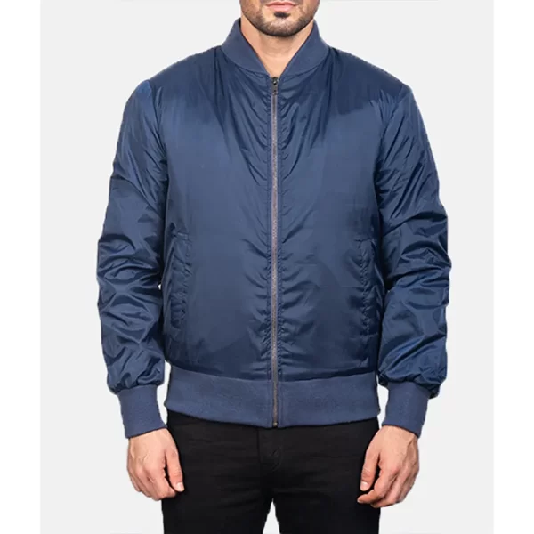 K.C. Undercover Kamil Mcfadden Satin Bomber Jacket