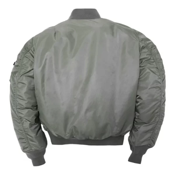 Keeping Up with the Kardashians Kendall Jenner Gray Bomber Satin Jacket