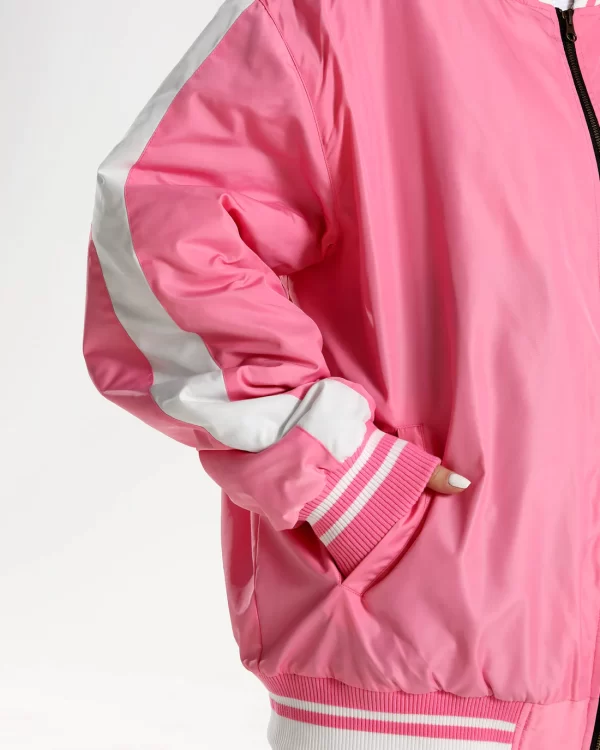 Mako Pink Bomber Jacket