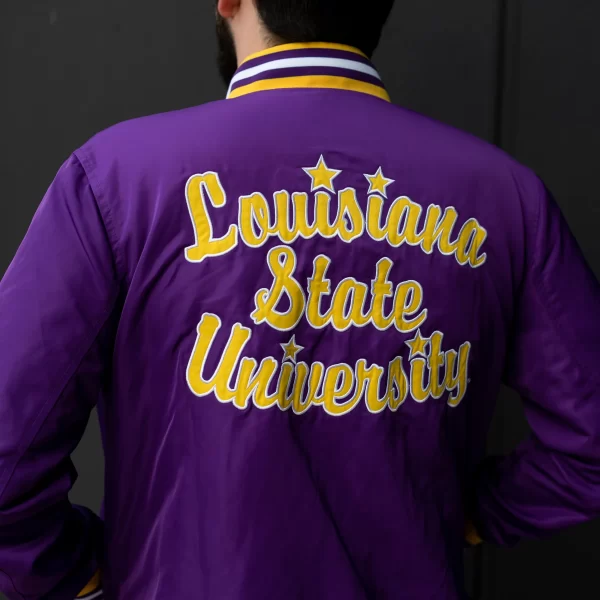 LSU Tigers Retro Bomber Jackets