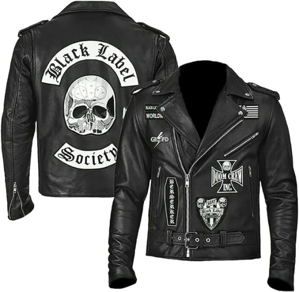 Men's Black Label Society Biker Jackets