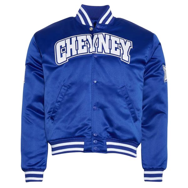 Men’s Cheyney University Royal Blue Satin Jacket