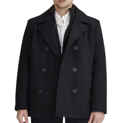 Mens Wool Pea Coat