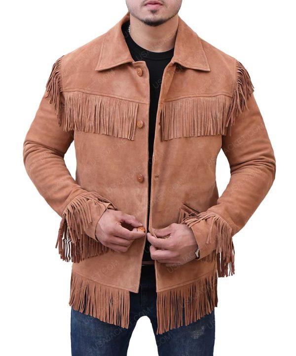 Midnight Cowboy Joe Buck Brown Fringe Jacket